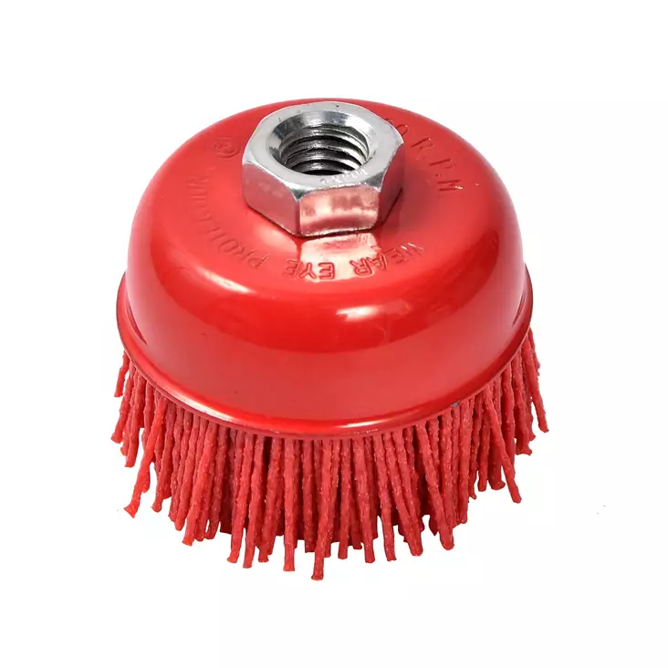 Axialborst nylon 78 mm x M14 - Stål-, mässing- och nylonborstar - 3389 - 1