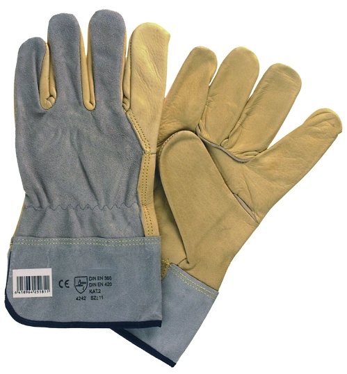 Finbullet Naudannahka haljas vuoriton 11 - Hanskat - 4559 - 1