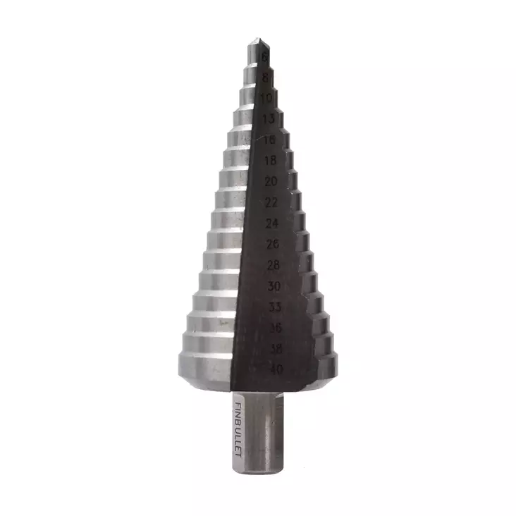 Step drill 6-40 mm HSS M2 - Senkkausporat - 1739 - 1