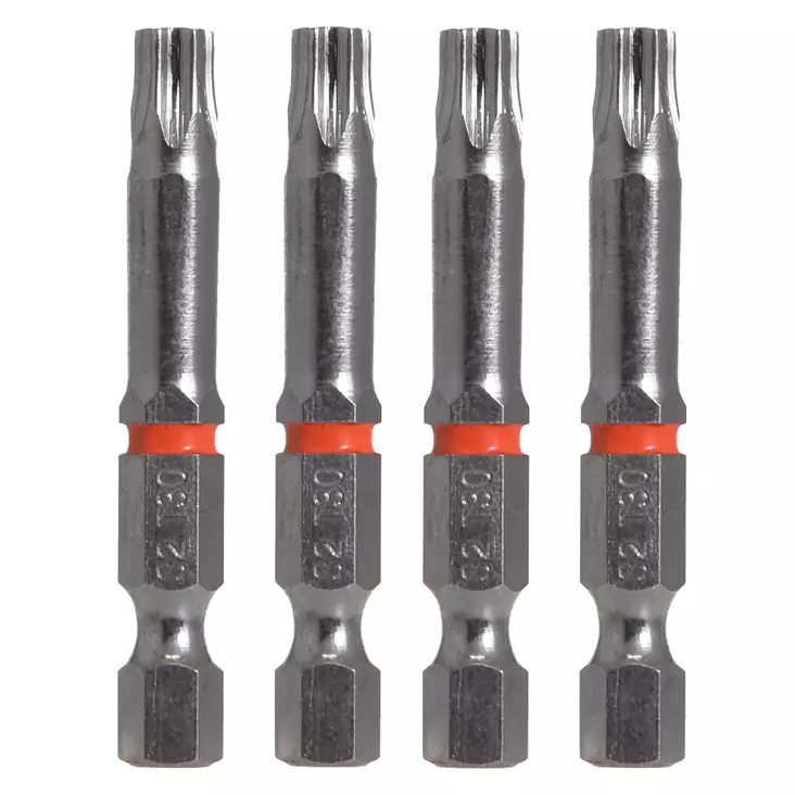Torx bit set 1/4'' 4pcs T30*50mm S2 - Konekärjet - 3359 - 1