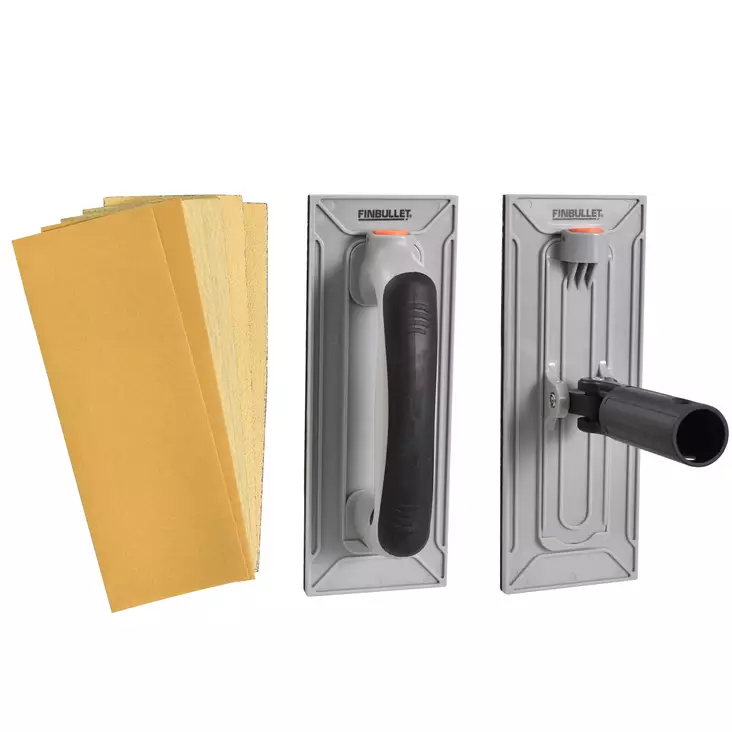 Wall sander 9pcs set 225x85mm - Sliptillbehör och stödjer - 4549 - 1