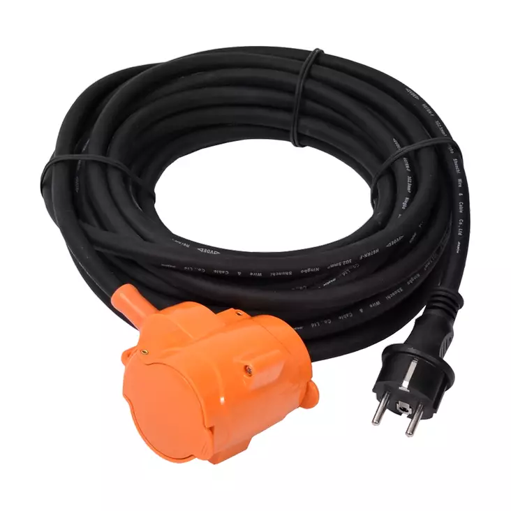 Power strip 2 schuko 10 m IP44 Cord H07RN-F 3x2,5 mm2 - Jatkojohdot - 8489 - 1