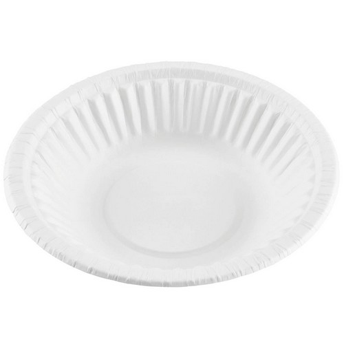 Papperstallrik djup 19 cm 25 st./ set vit - Städning och personalutrymme - 9899 - 1