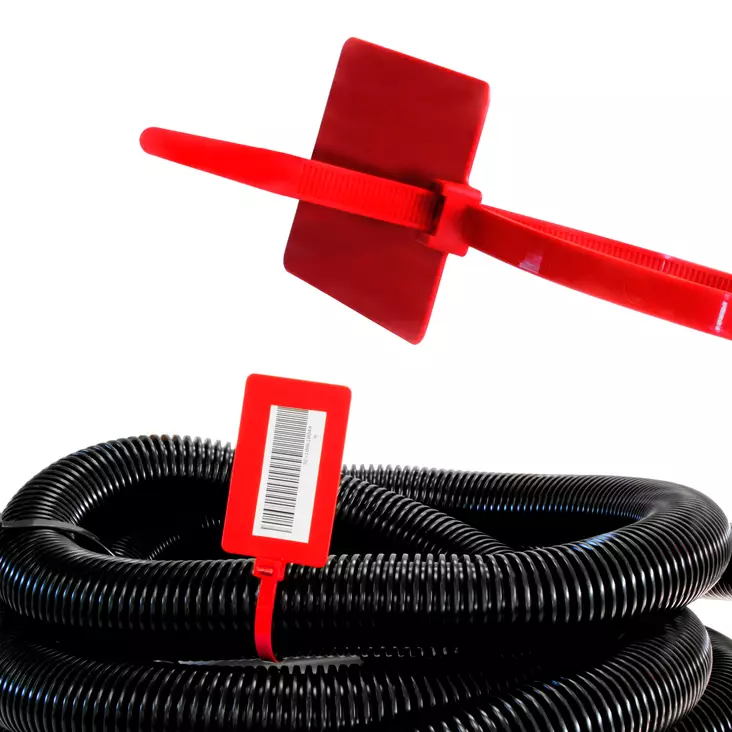 Buntband med ID-etikett 83×51 mm 50st - Buntband - 9199 - 1