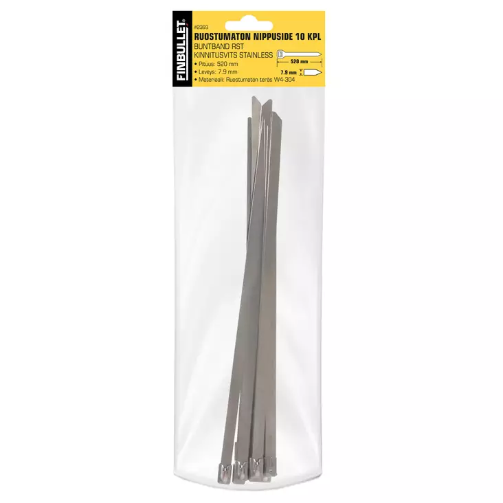 20 pcs Stainless steel lock ball 4,6 x 500 mm - Nippusiteet - 2369 - 1