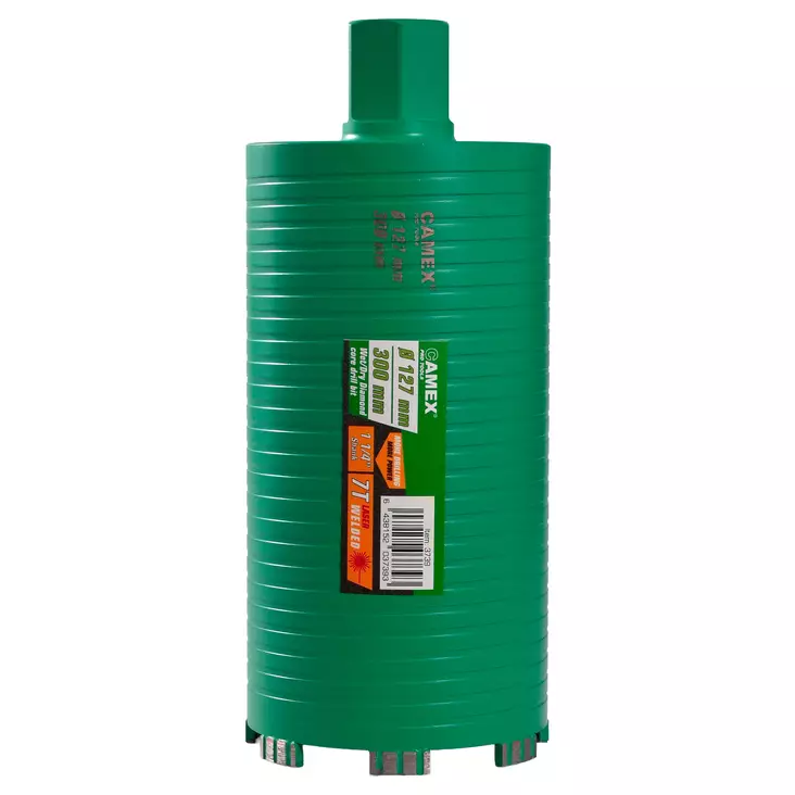 CAMEX Timanttikuppiterä 127 × 300 mm 7T 1 1/4" - Timanttiporat - 3739 - 1